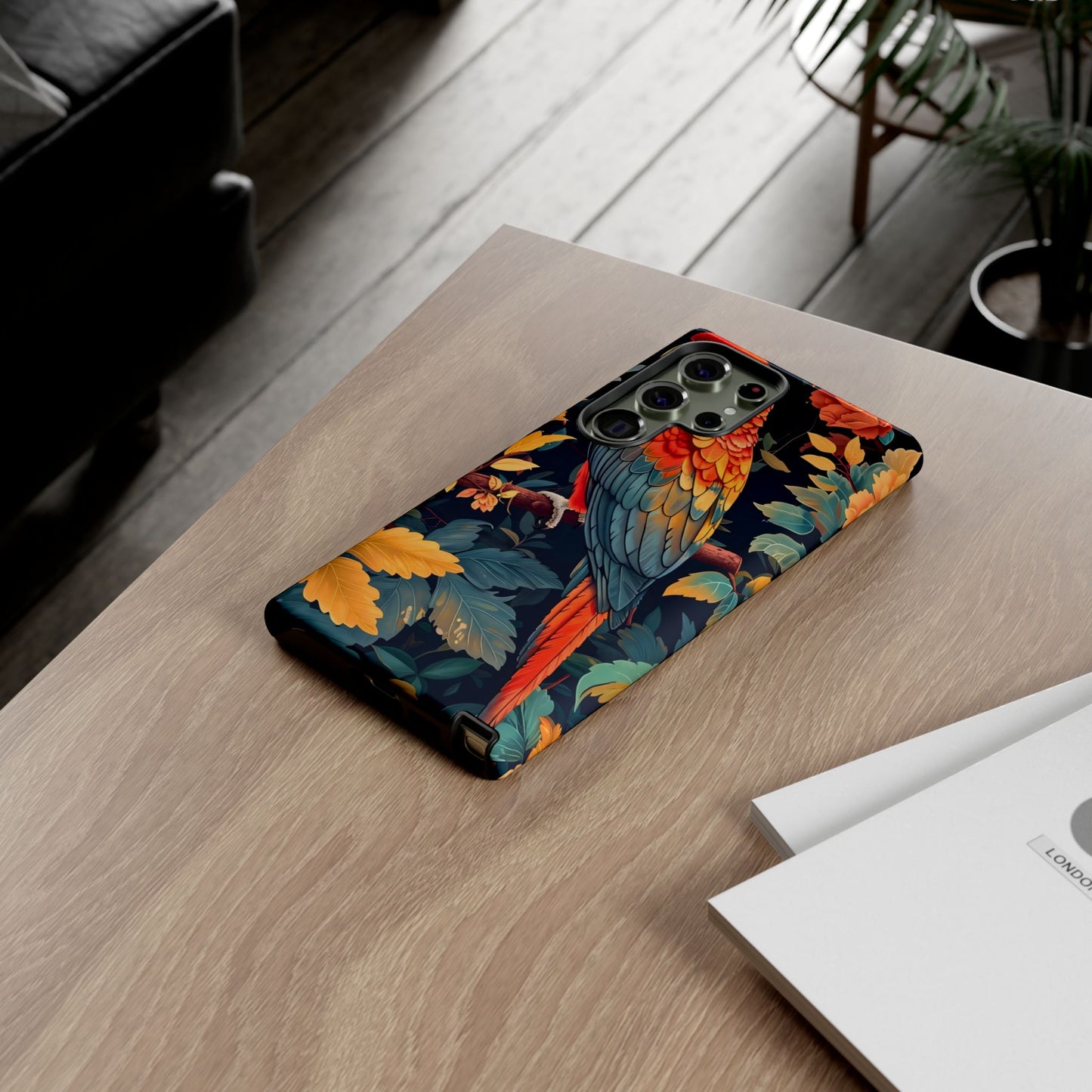 Vibrant Parrot Phone Case - Tough, Stylish, Nature-Inspired, Tropical, Wildlife, Perfect Gift, Summer Vibes
