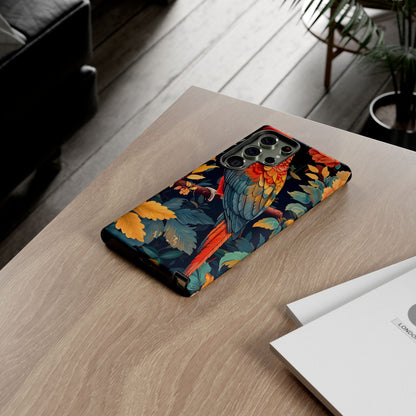 Vibrant Parrot Phone Case - Tough, Stylish, Nature-Inspired, Tropical, Wildlife, Perfect Gift, Summer Vibes
