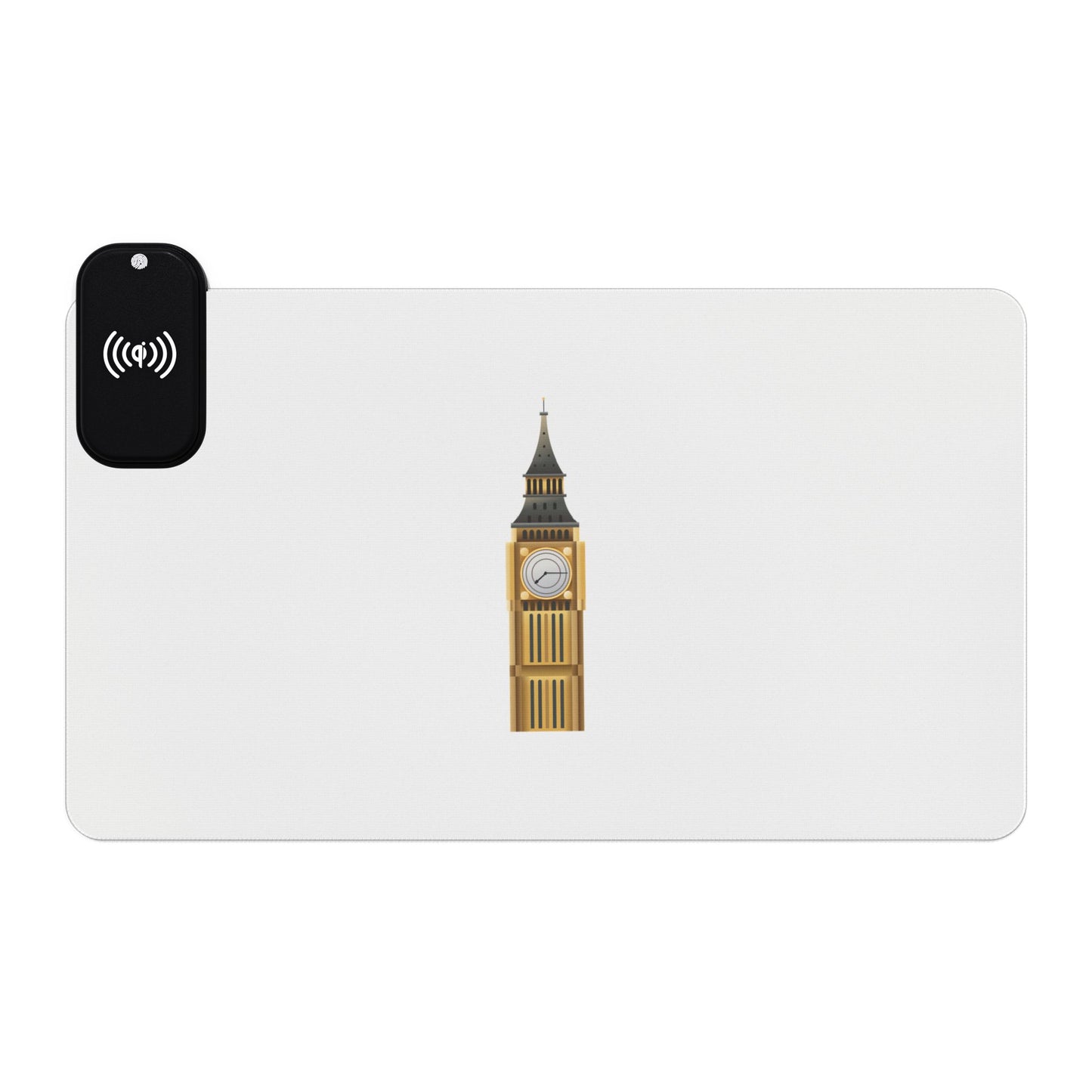 Buckingham Palace Sketch - LED Gaming Mouse Pad with Wireless Charging - Perfect for Gamers, Desk Decor, Tech Gifts, Modern Workspace, and Birthday Present