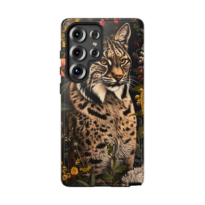 Wildlife Phone Case with Lynx Design, Tough Cases, Animal Lovers Gift, Nature Inspired Accessories, Unique Tech Protection
