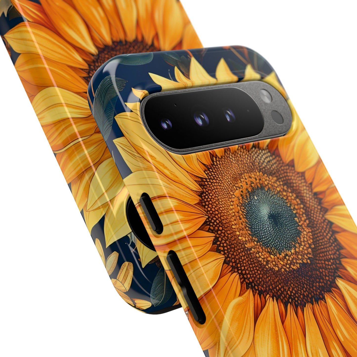 Sunflower Phone Case - Floral Design for Nature Lovers, Cute Spring Accessory, Gift for Her, Eco-Friendly Cover