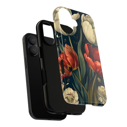 White Flower Tough Cases