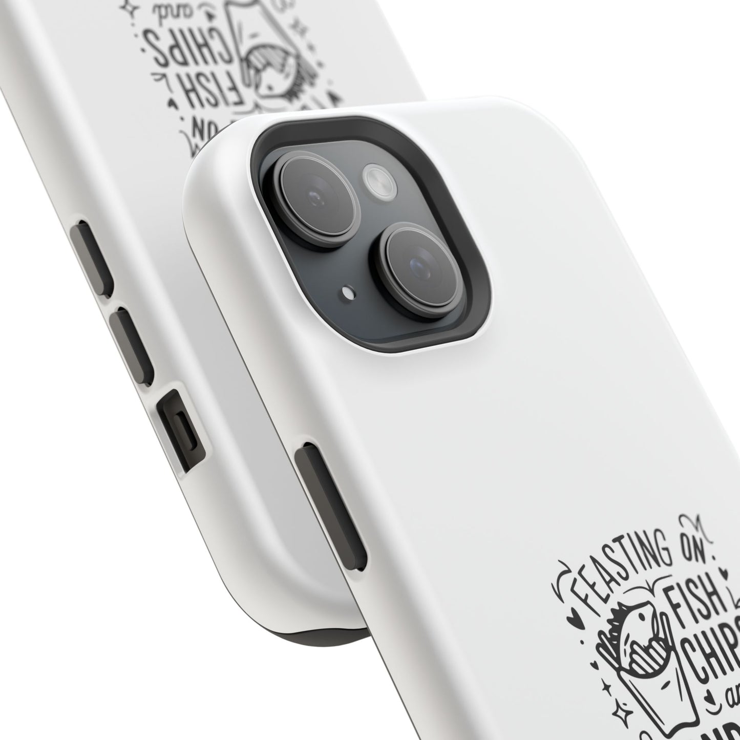 Feasting on Fish & Chips Phone Case, Cute London Inspired Magnetic Tough Case, Unique Gift for Food Lovers, Travel Accessory, British [...]