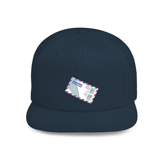 Airmail Envelope Graphic Clipart Flat Bill Snapback