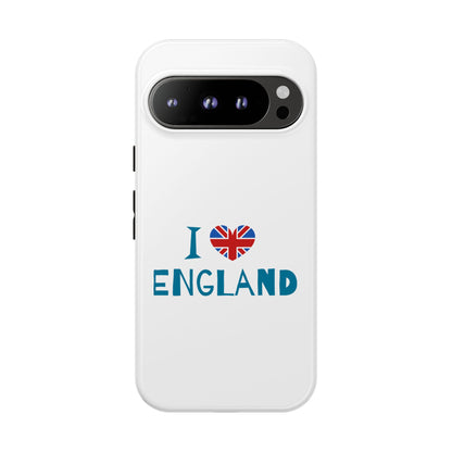 I Love England Phone Case - Stylish Tough Cases for UK Enthusiasts