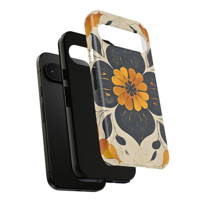 Floral Phone Case - Tough Cases, Botanical iPhone Cover, Vintage Flower Design, Durable Smartphone Protection, Unique Gift Idea