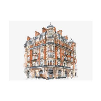 Elegant Architectural Rolled Posters, Art Prints for Home Decor, Gift for Housewarming, Wall Art for Living Room, Unique Art Decor