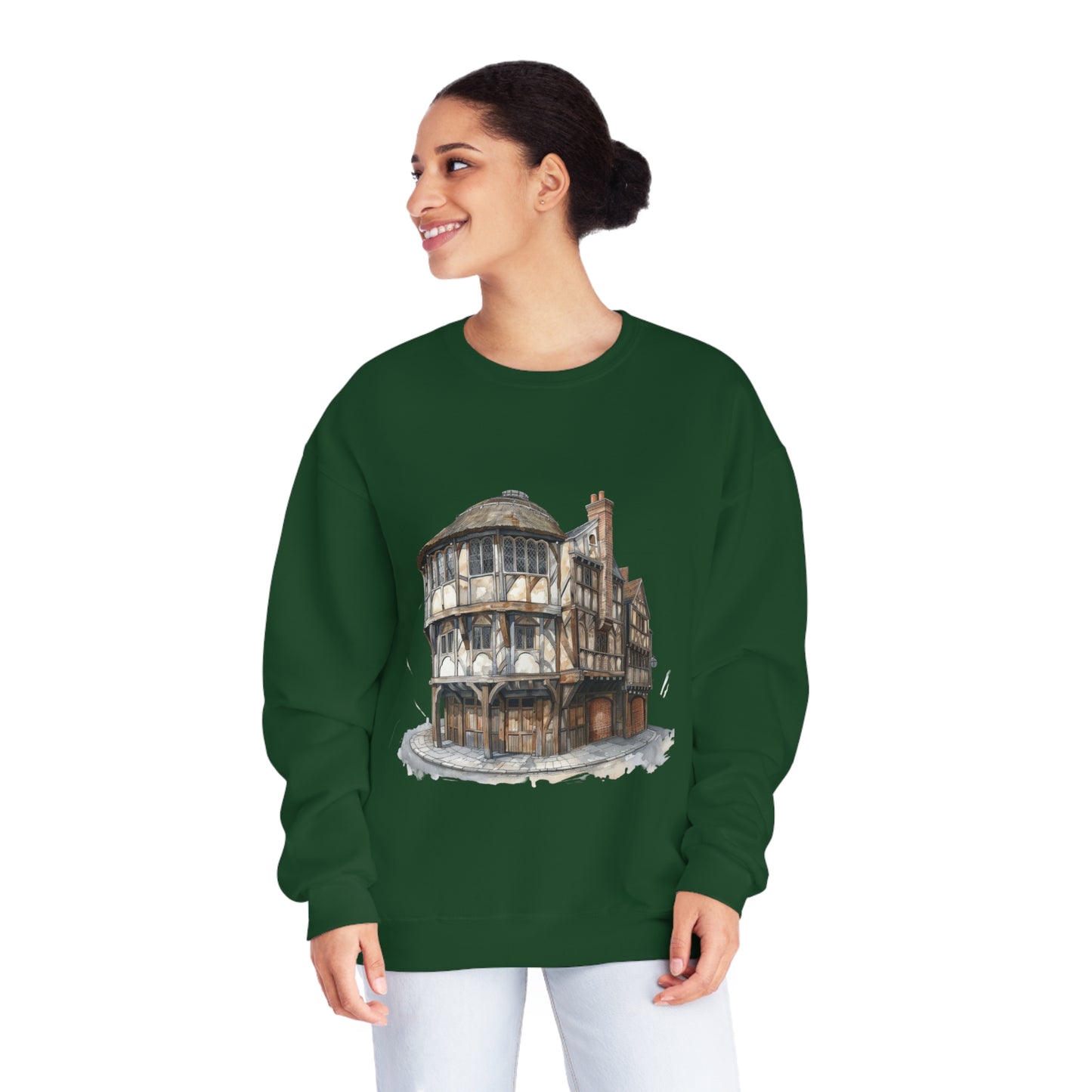 Unisex NuBlend® Crewneck Sweatshirt - A Pint of Britain - Iconic Pub Culture