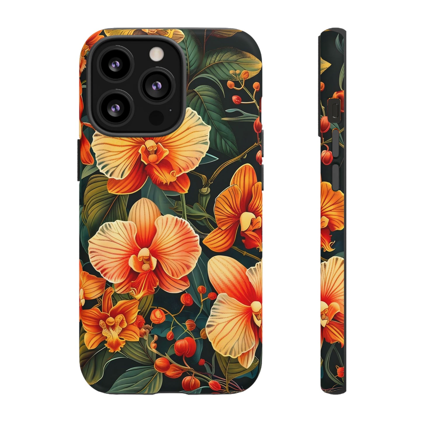 Floral Phone Case - Tough Cases, Protective Cover, Gift for Her, Smartphone Accessory, Floral Design, Nature-Inspired