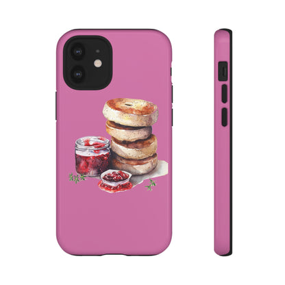 Cute Bagel Phone Case, Tough Cases for Food Lovers, Unique Gifts for Foodies, Phone Accessories for Breakfast Lovers, Fun and Stylish Cases