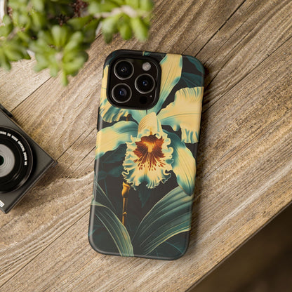 Floral Phone Case - Tough Cases with Orchid Design, Durable Smartphone Cover for Nature Lovers, Floral Gift for Her, Botanical [...]