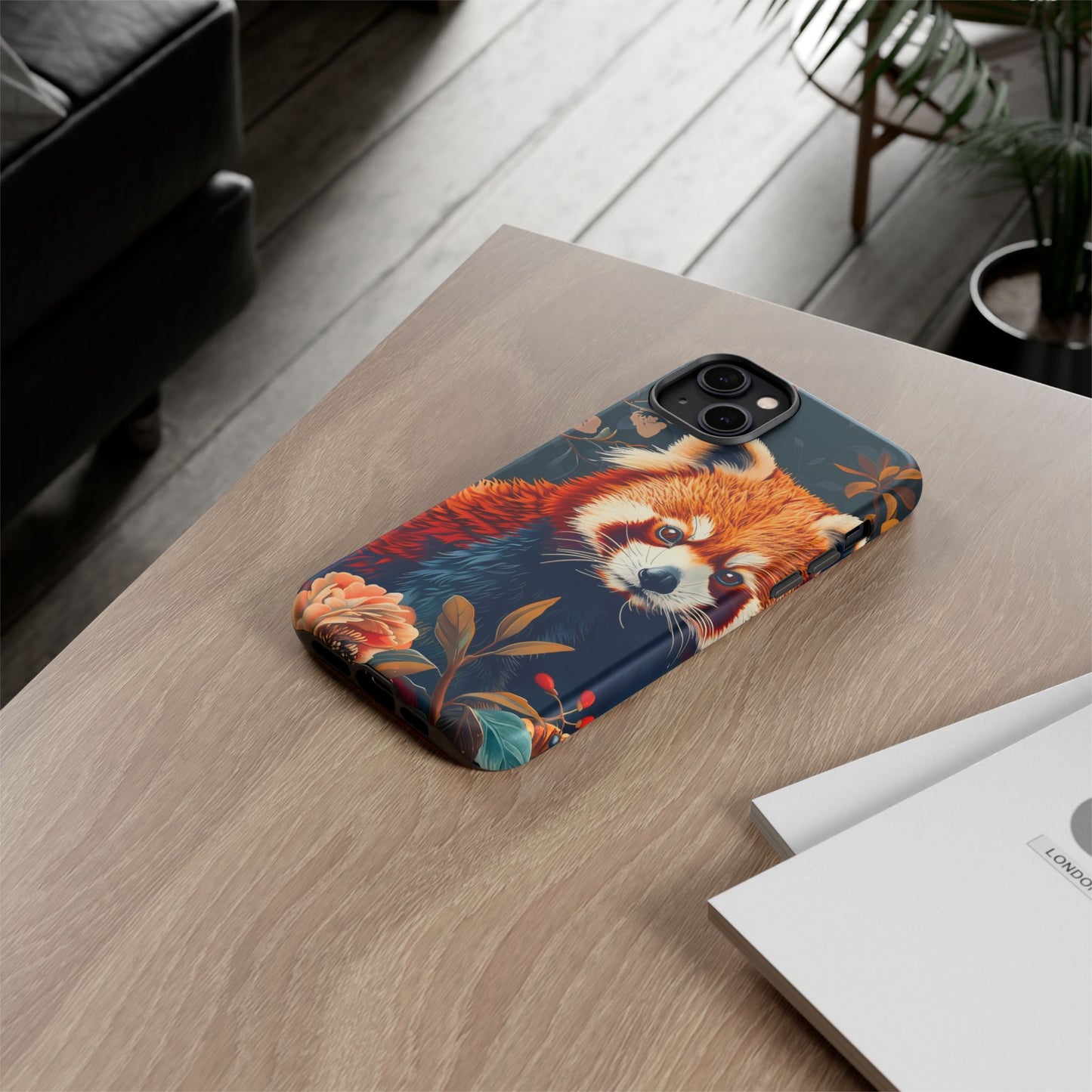 Cute Red Panda Phone Case, Wildlife Lover Gift, Tough Cases for iPhone, Nature-Themed Phone Cover, Animal Art Shell, Cute Tech Accessories