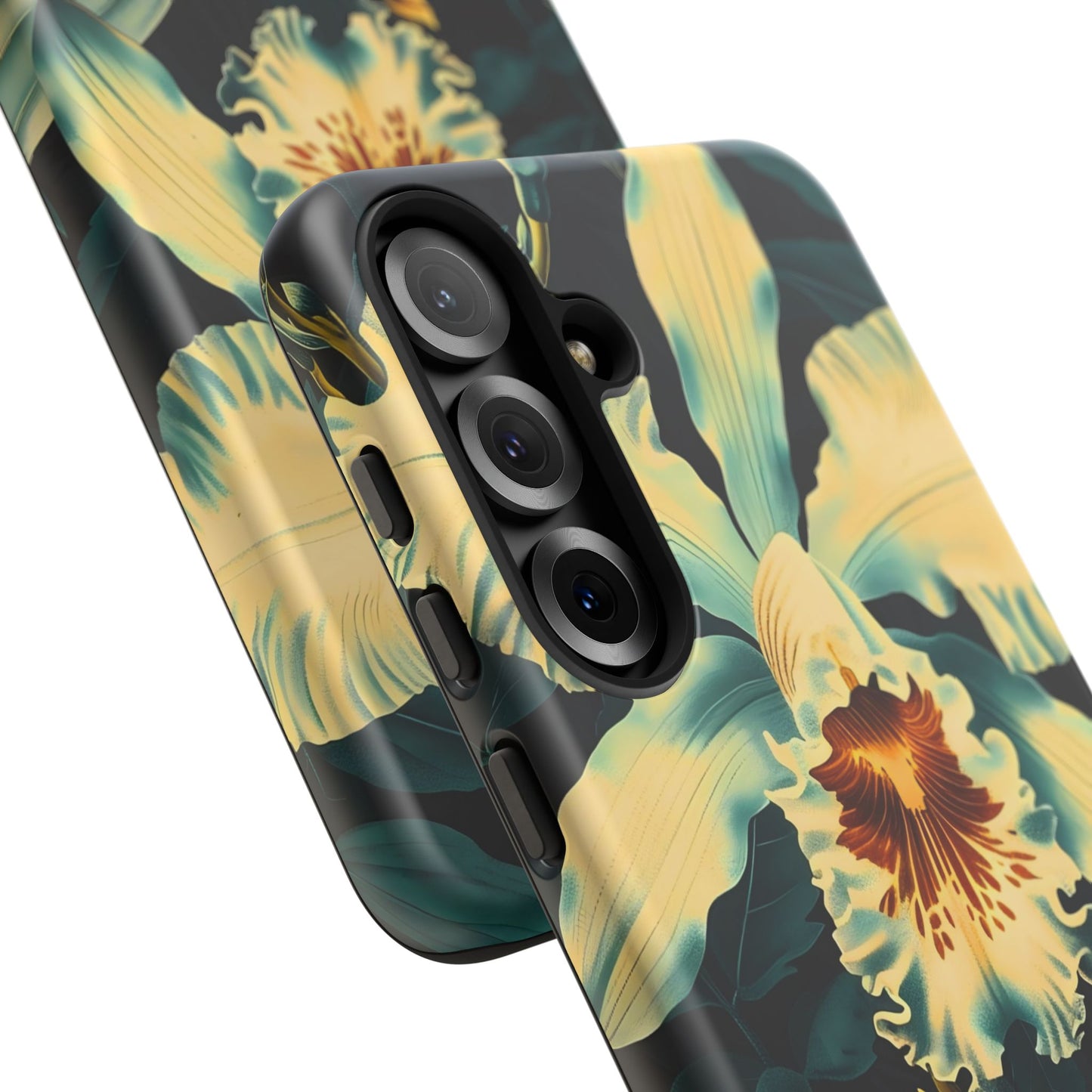 Floral Phone Case - Tough Cases with Orchid Design, Durable Smartphone Cover for Nature Lovers, Floral Gift for Her, Botanical [...]