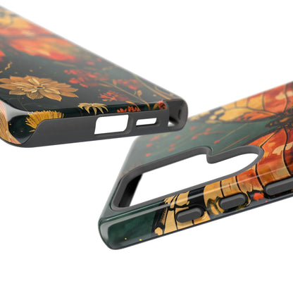 Butterfly Phone Case – Tough Cases for Nature Lovers, Floral Design, Butterfly Art, Unique Gift, Eco-Friendly Protection
