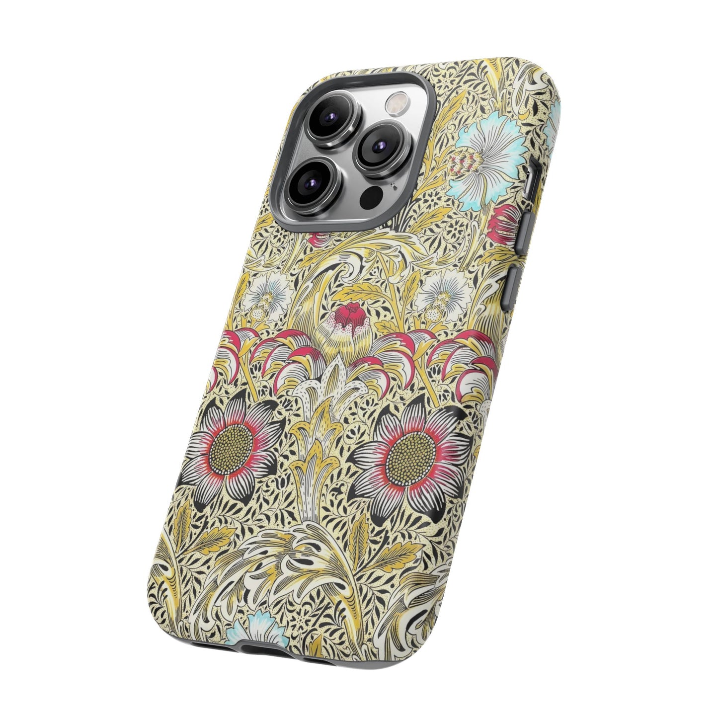 Floral Phone Case - Tough Cases, Floral Design, Stylish, Protective, Unique Gift for Her, Phone Accessories