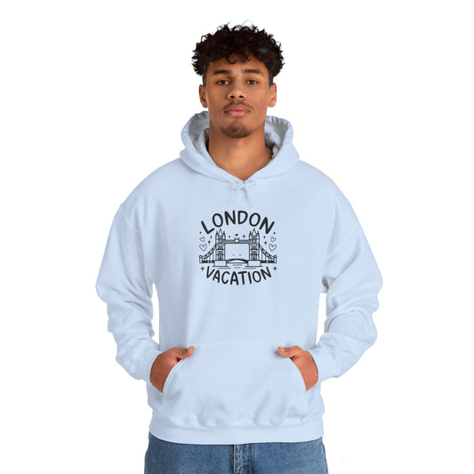 Unisex Heavy Blend™ Hooded Sweatshirt - London's Relaxing Vacation