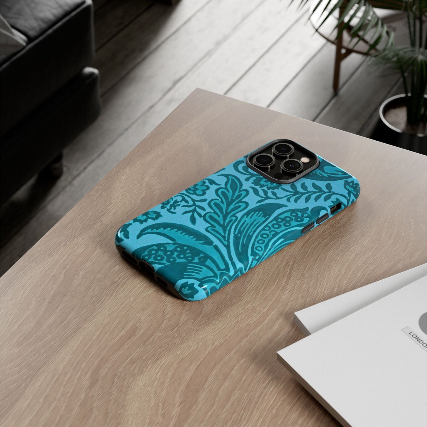 Tough Cases Floral Phone Case, Boho Chic Cover for Smartphones, Unique Gift for Her, Trendy Tech Accessory, Perfect for Personalization