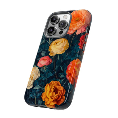Floral Phone Case, Tough Cases for Phone Protection, Gift for Flower Lovers, Floral Designs, Spring Decor