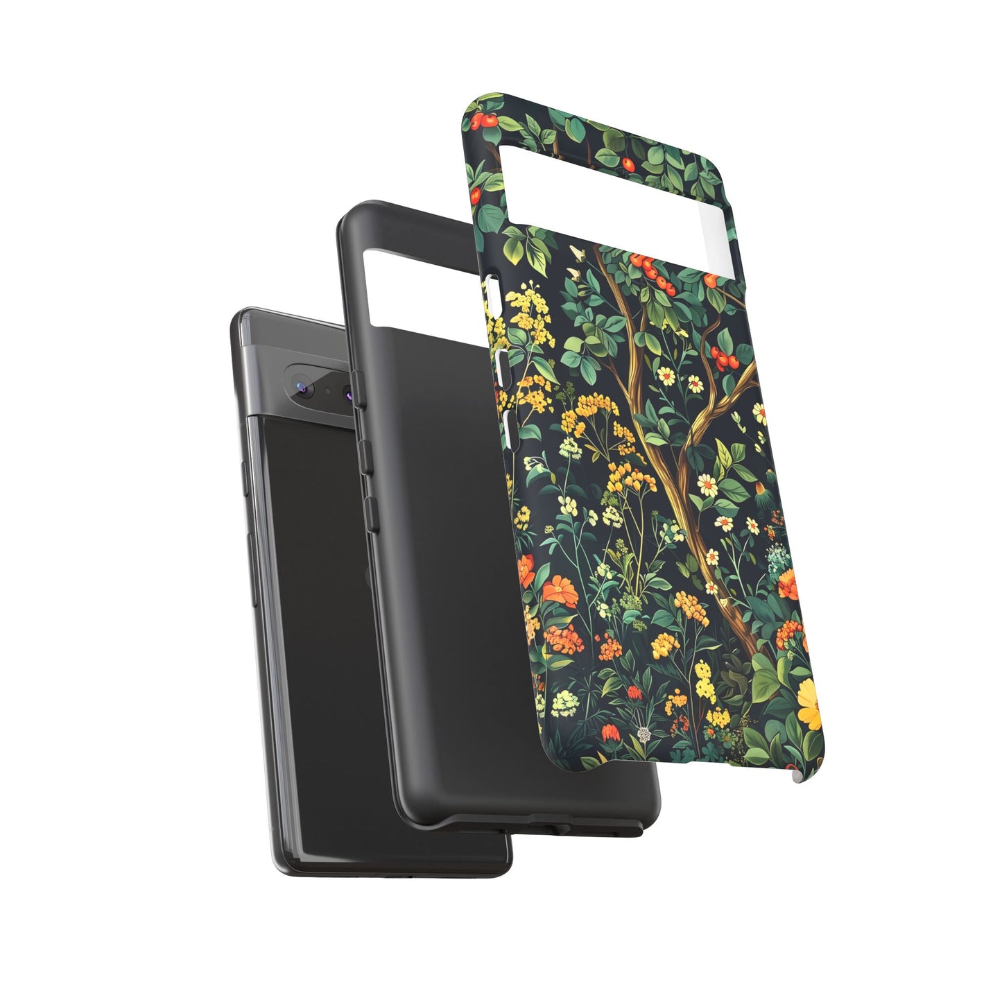 Floral Phone Case - Tough Cases, Colorful Nature Design, Gift for Flower Lovers, Phone Accessory, Unique Cell Phone Cover