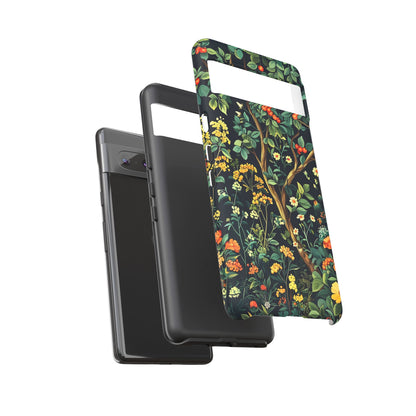 Floral Phone Case - Tough Cases, Colorful Nature Design, Gift for Flower Lovers, Phone Accessory, Unique Cell Phone Cover