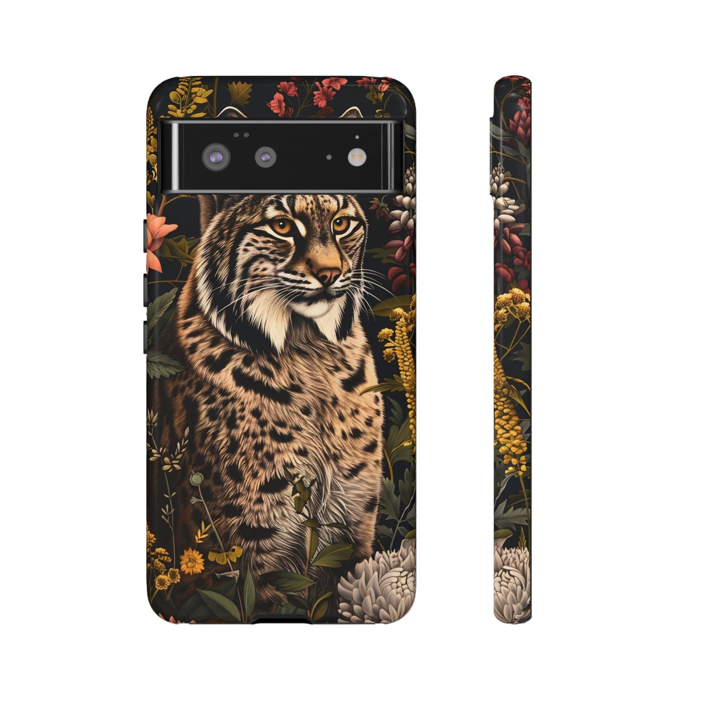 Wildlife Phone Case with Lynx Design, Tough Cases, Animal Lovers Gift, Nature Inspired Accessories, Unique Tech Protection