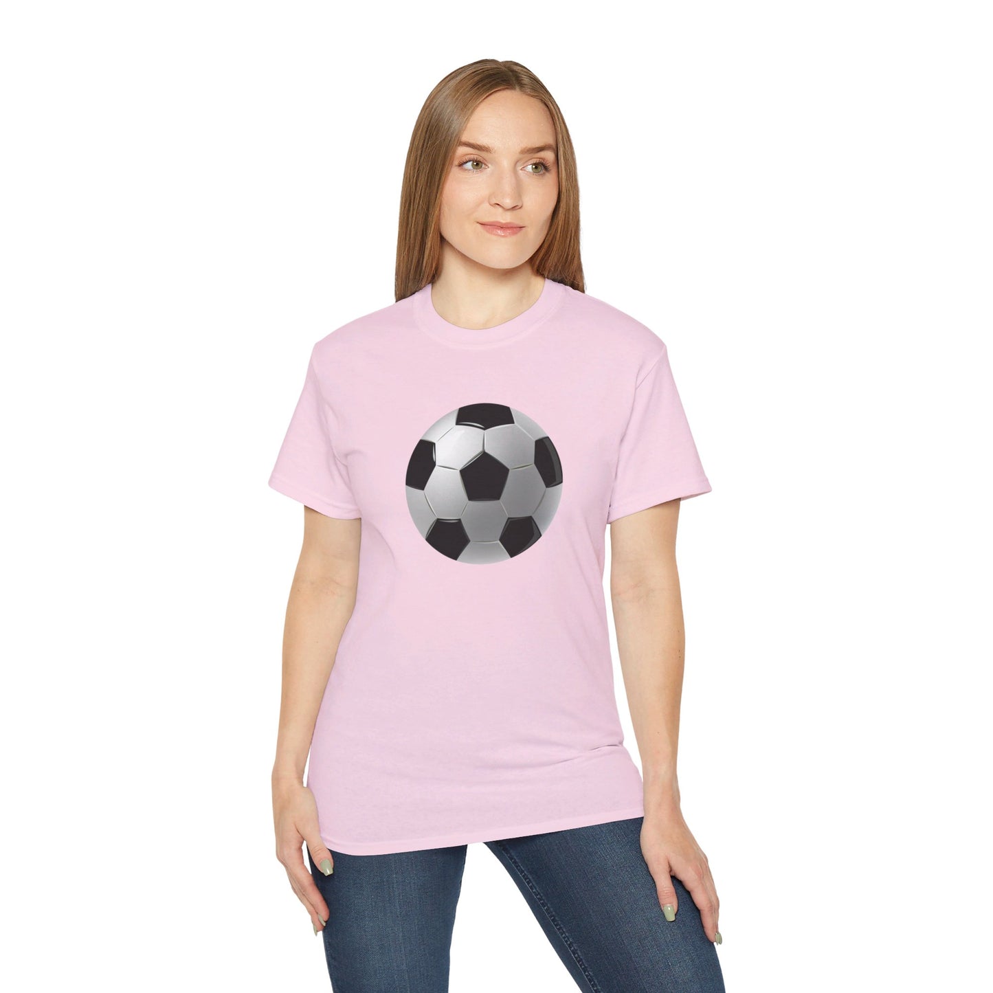 Dynamic Football Design - Sports Passion and Energetic Unisex Ultra Cotton Tee