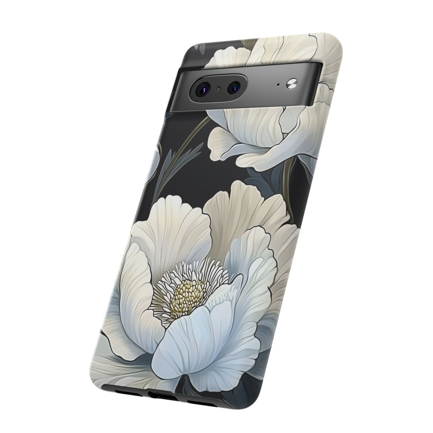 Floral Phone Case, Tough Cases for Women, Stylish Phone Cover, Floral Design Phone Protector, Nature Inspired Tech Accessories