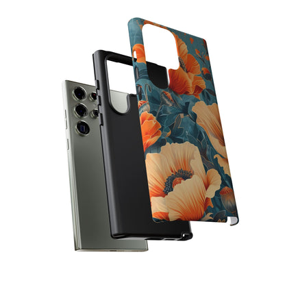 Floral Phone Case, Tough Cases for Protection and Style, Spring Aesthetic, Gift for Her, Phone Accessory for Nature Lovers