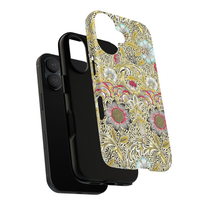 Floral Phone Case - Tough Cases, Floral Design, Stylish, Protective, Unique Gift for Her, Phone Accessories