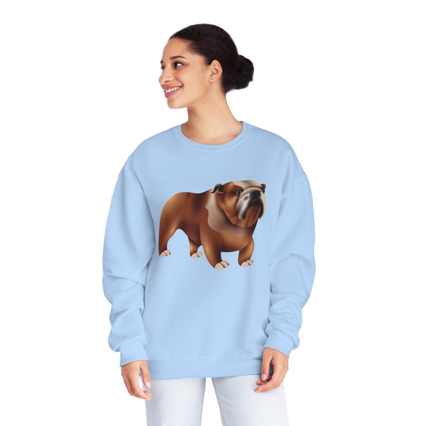 Unisex NuBlend® Crewneck Sweatshirt - Adorable British Dog