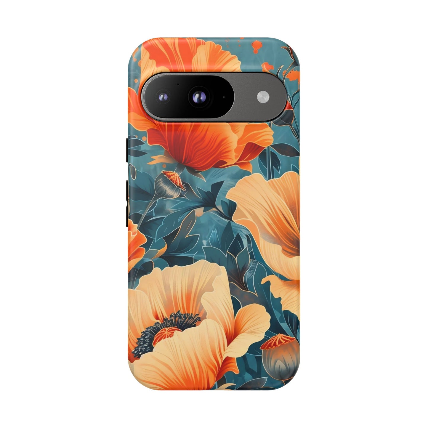 Floral Phone Case, Tough Cases for Protection and Style, Spring Aesthetic, Gift for Her, Phone Accessory for Nature Lovers
