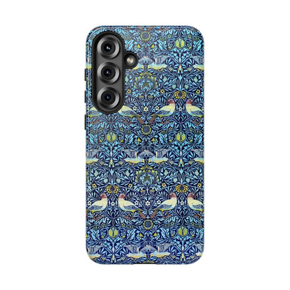 Bird and Floral Pattern Phone Case, Tough Cases, Gift for Nature Lovers, Eco-friendly, Custom Phone Accessories, All-Occasion
