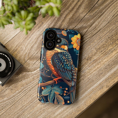 Nature-Inspired Phone Case | Artistic Bird Design | Tough Cases for Nature Lovers, Unique Gift, Eco-Friendly, Wildlife Decor