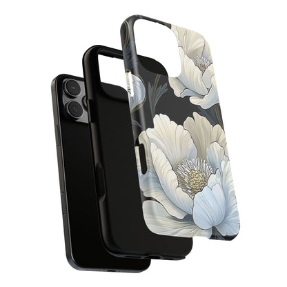 Floral Phone Case, Tough Cases for Women, Stylish Phone Cover, Floral Design Phone Protector, Nature Inspired Tech Accessories