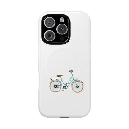 Tough Magnetic Phone Cases, Stylish Bicycle Design, Durable Protection, Perfect Gift for Cyclists, Trendy Tech Accessory