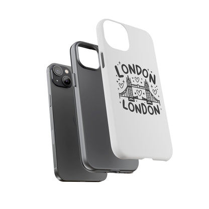 Love London Bridge Phone Case, Tough Cases for London Lovers, Cute Protection, Travel Gift, Phone Accessory, Design with Love