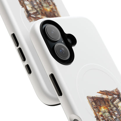 Artistic Tough Magnetic Phone Case for Secure Style, Protective Cover, Customizable Gift, Unique Accessories, Everyday Use
