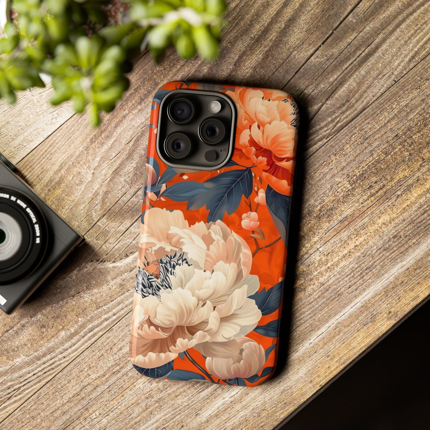 Floral Tough Case, Durable Floral Phone Case, Stylish Protection Case, Gift for Her, Spring Accessories, Mother’s Day Gift