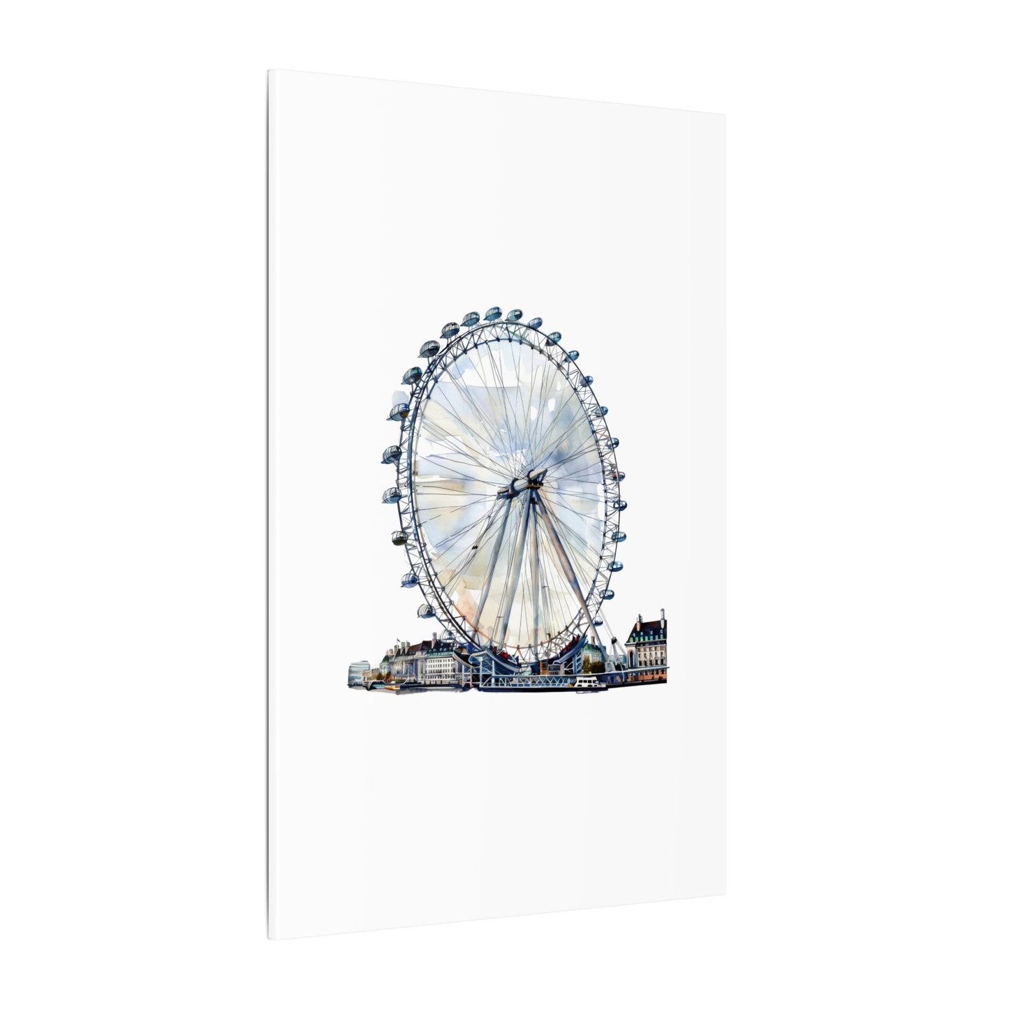London Eye Canvas Print, Wall Art Decor, Travel Gift, Home Decoration, Unique Art Piece