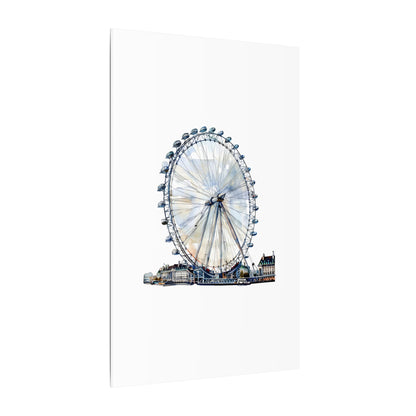 London Eye Canvas Print, Wall Art Decor, Travel Gift, Home Decoration, Unique Art Piece