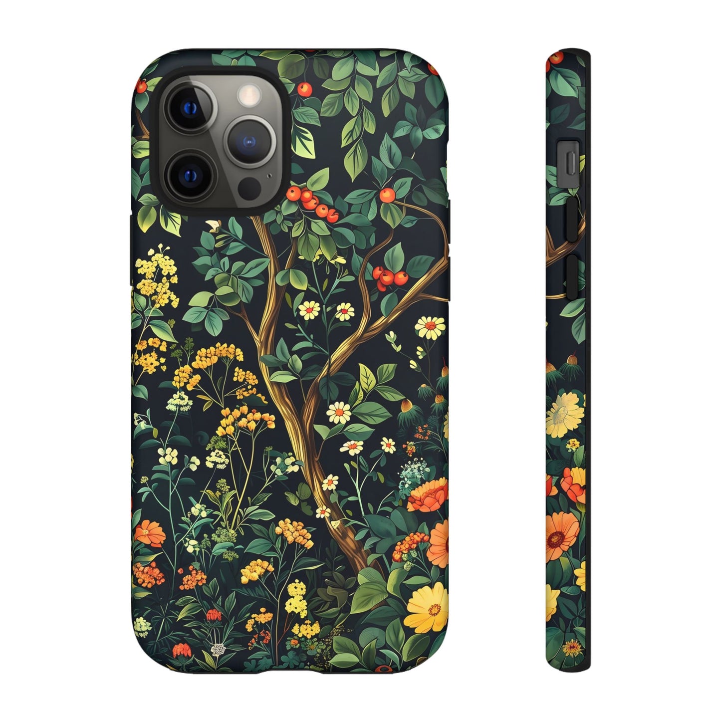 Floral Phone Case - Tough Cases, Colorful Nature Design, Gift for Flower Lovers, Phone Accessory, Unique Cell Phone Cover