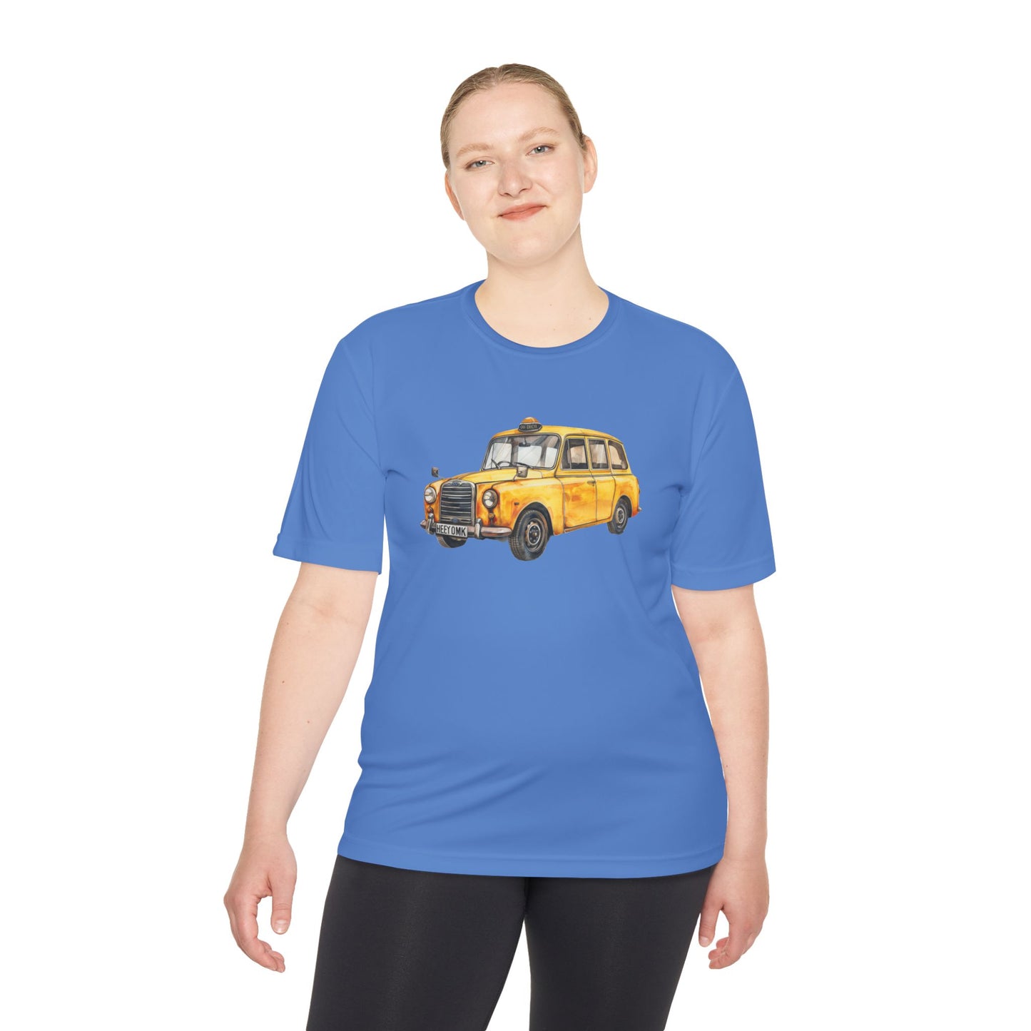 Unisex Moisture Wicking Tee - Perfect for Travel Lovers - Vintage Taxi