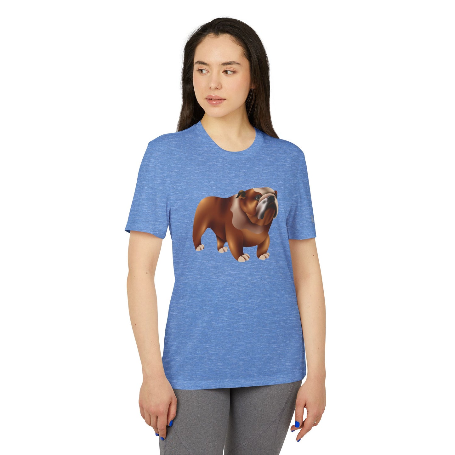Adidas Unisex Bulldog Sport T-Shirt - Trendy Athletic Wear - Dog Lovers