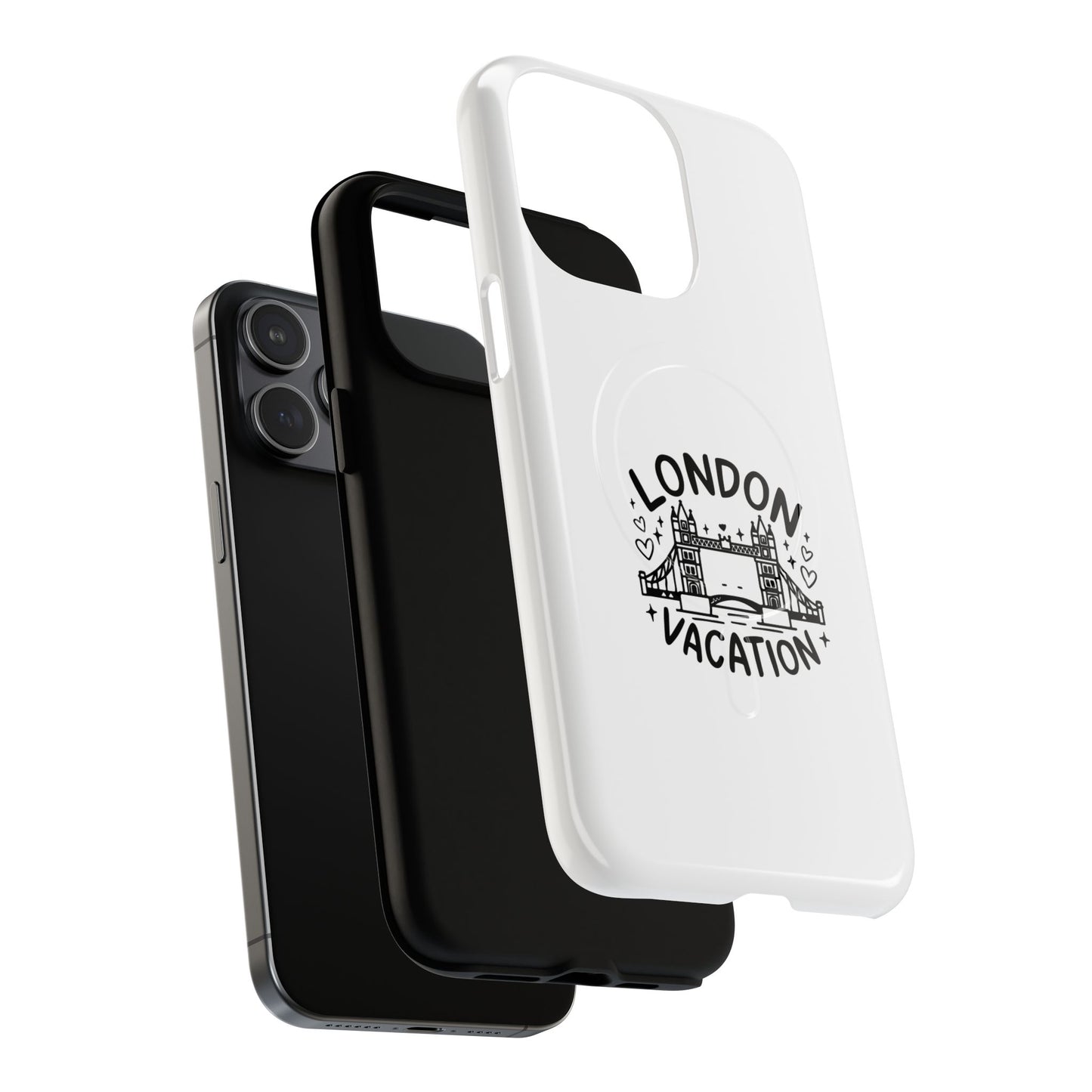 London Vacation Magnetic Case, Unique Phone Cover for Travelers, London Souvenir, Gift for Tourists, Stylish Phone Accessory