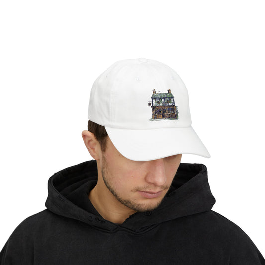 Classic Dad Cap with Charming Cottage Design | Perfect for Fathers Day, Casual Outings, Sun Protection, Everyday Wear, Gift Idea