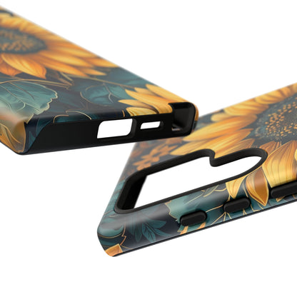 Sunflower Phone Case - Bright Floral Design, Stylish Tough Cover for Sunflower Lovers, Gift for Plant Enthusiasts, Mom Gift, Nature Lovers