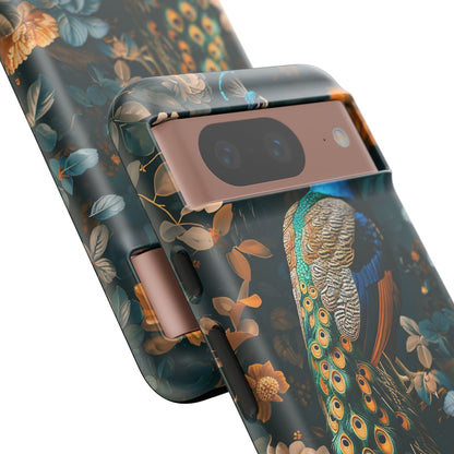 Peacock Phone Case - Elegant Floral Design, Tough Case for Protection, Unique Gift for Nature Lovers, Stylish Accessory, Eco-Friendly