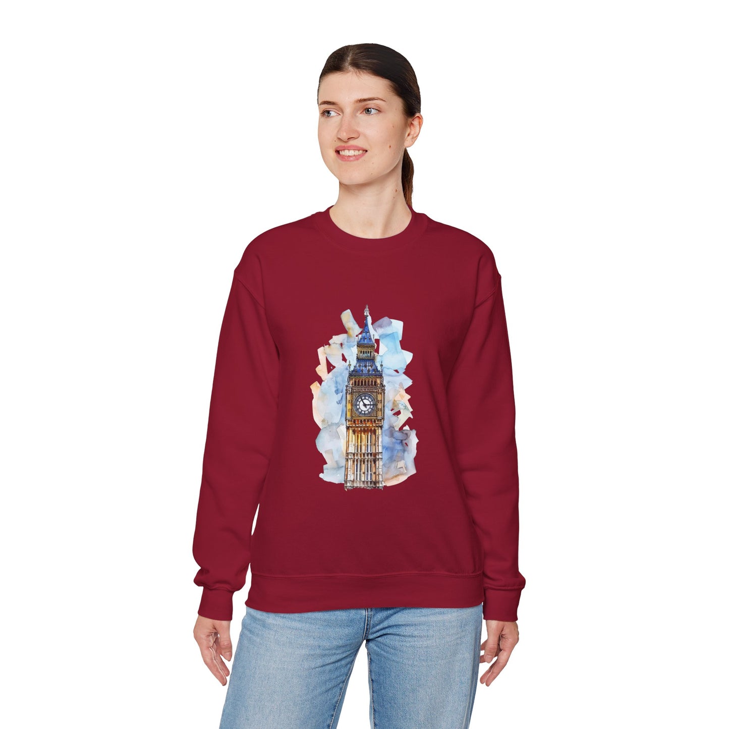 Unisex Heavy Blend™ Crewneck Sweatshirt - Historic Hands - The UK’s Clock Tower