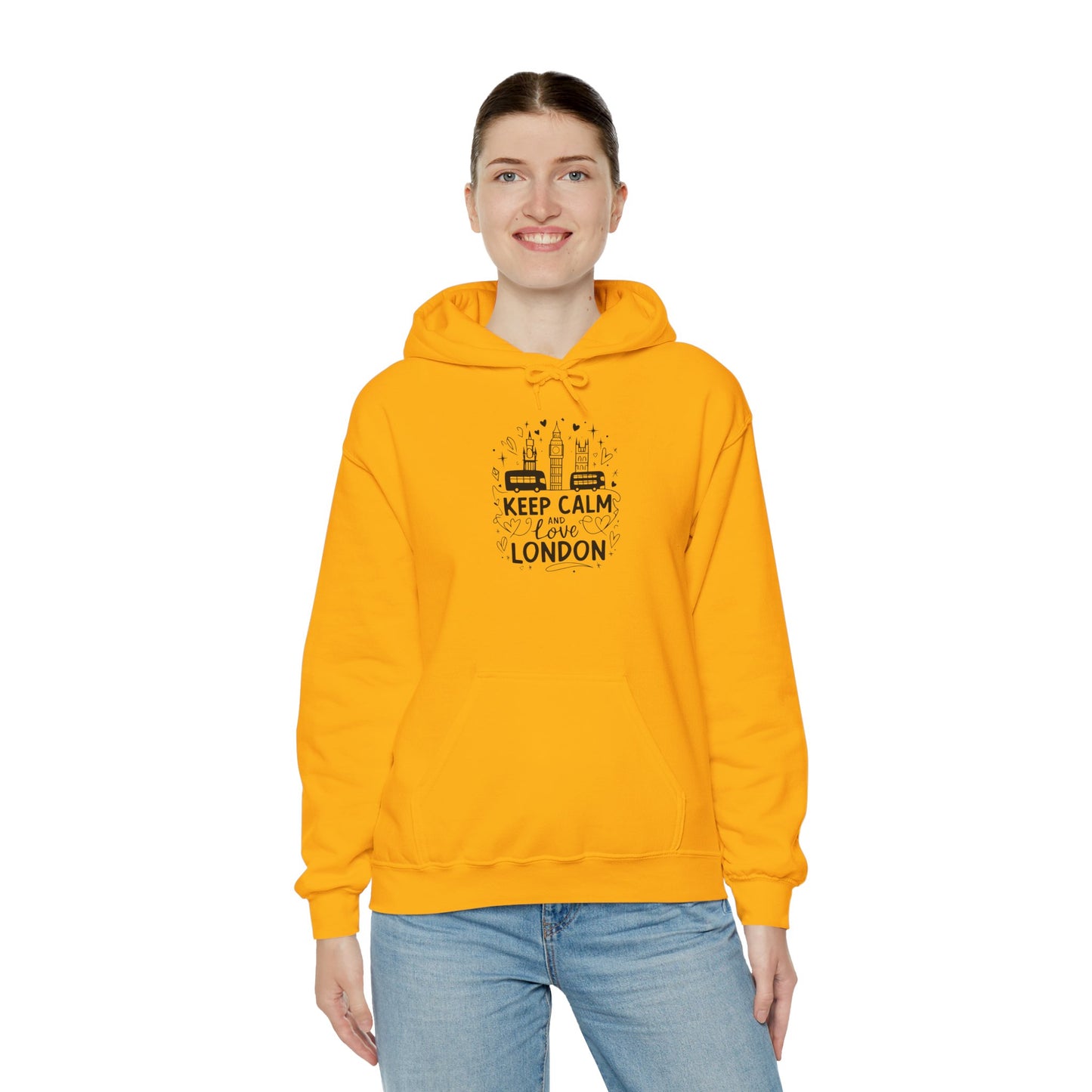 Unisex Heavy Blend™ Hooded Sweatshirt - Keep Calm and Love London