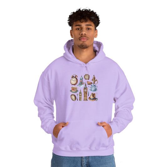 Unisex Heavy Blend™ Hooded Sweatshirt - Iconic Vintage England